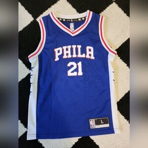 Blue Philadelphia 76ers Basketball Jersey